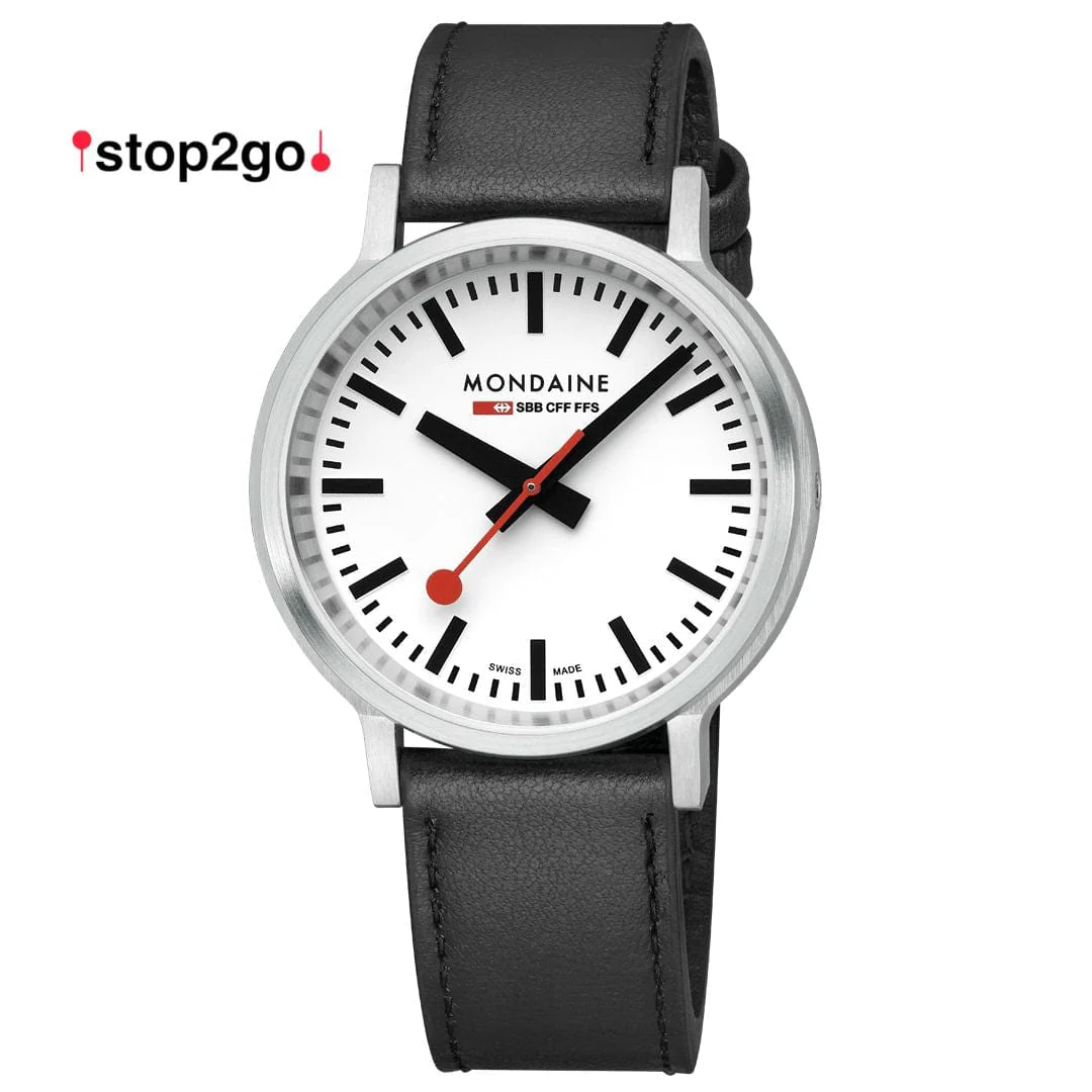Mondaine stop2go Herren Uhr 41mm – Bild 11