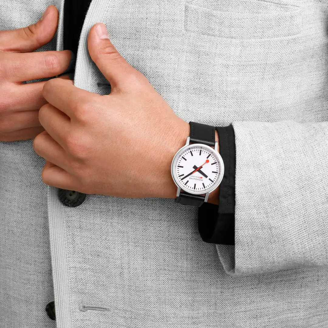 Mondaine stop2go Herren Uhr 41mm – Bild 5