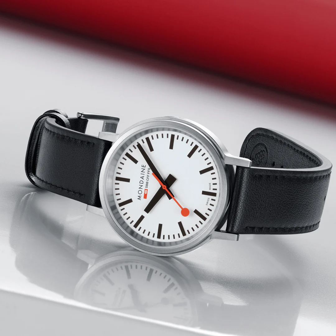 Mondaine stop2go Herren Uhr 41mm – Bild 2